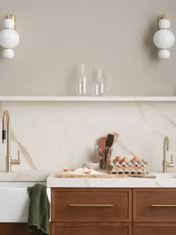 Dornbracht tara ultra design series pulldown inspiration kitchen kitchen faucet brushed champagne
