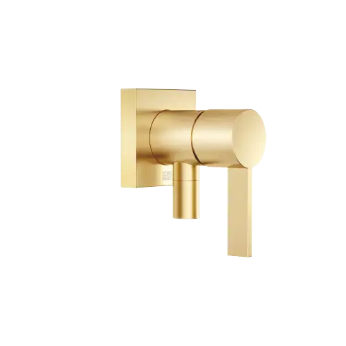 Miscelatore monocomando incasso con piastra di copertura con attacco doccia incluso - Oro spazzolato (PVD) - 36 046 970-37
