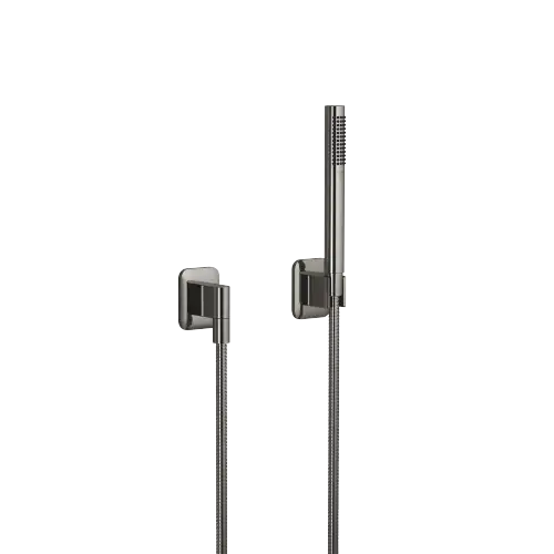 LISSÉ Hand shower set with individual rosettes FlowReduce - Dark Chrome - 27 802 845-19 0010