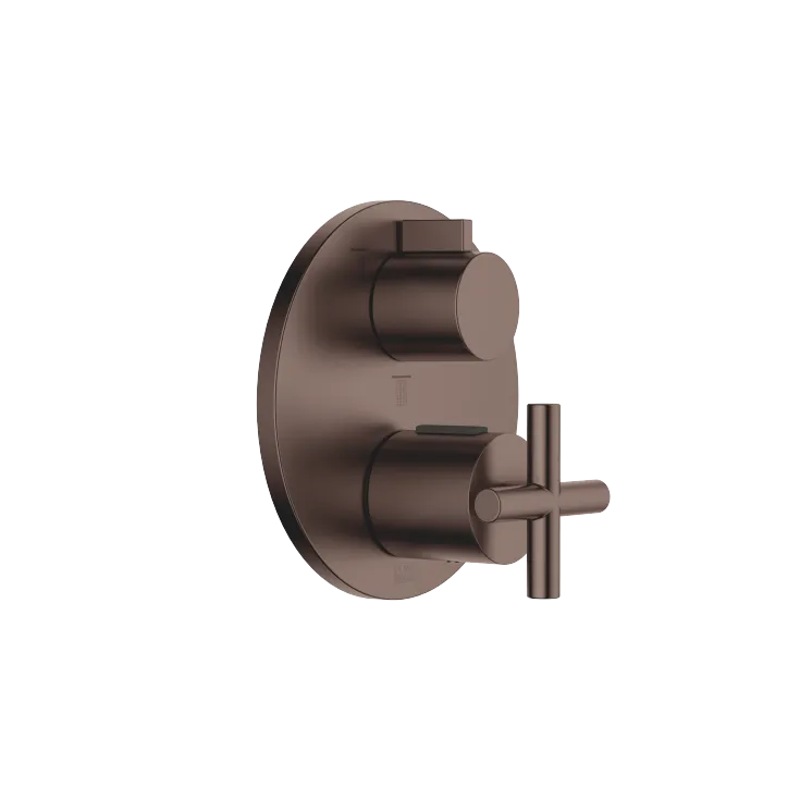 TARA Concealed thermostat with three function volume control - Brushed Dark Bronze (PVD) - 36 427 892-43