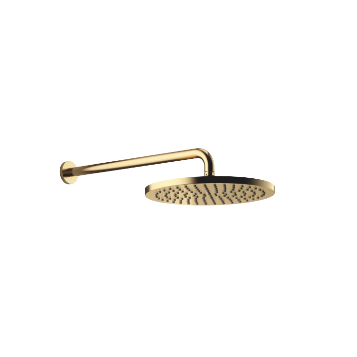 Rain shower with wall fixing FlowReduce 300 mm - Brushed Durabrass (23kt Gold) - 28 678 970-28
