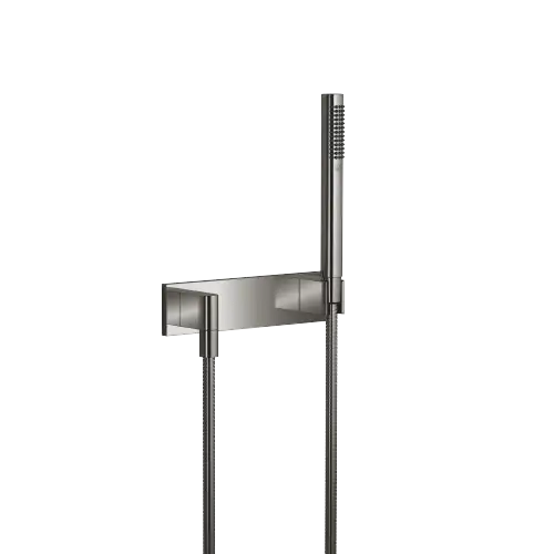 Hand shower set with cover plate FlowReduce - Dark Chrome - 27 818 980-19 0010