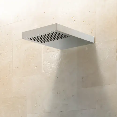 JUST RAIN Rainshower with wall fixing - Stainless Steel - 41 550 979-85