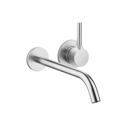 META Wall-mounted single-lever basin mixer without pop-up waste - Brushed Chrome - 36 861 660-93 0010