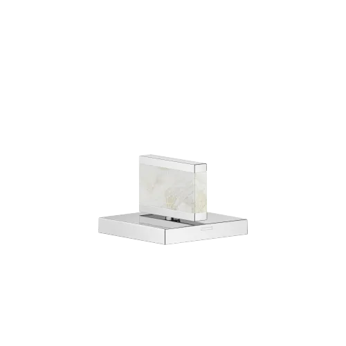 Manopola Nature Squared Pearl Shell Callisto White - Cromato - XV-01 4614