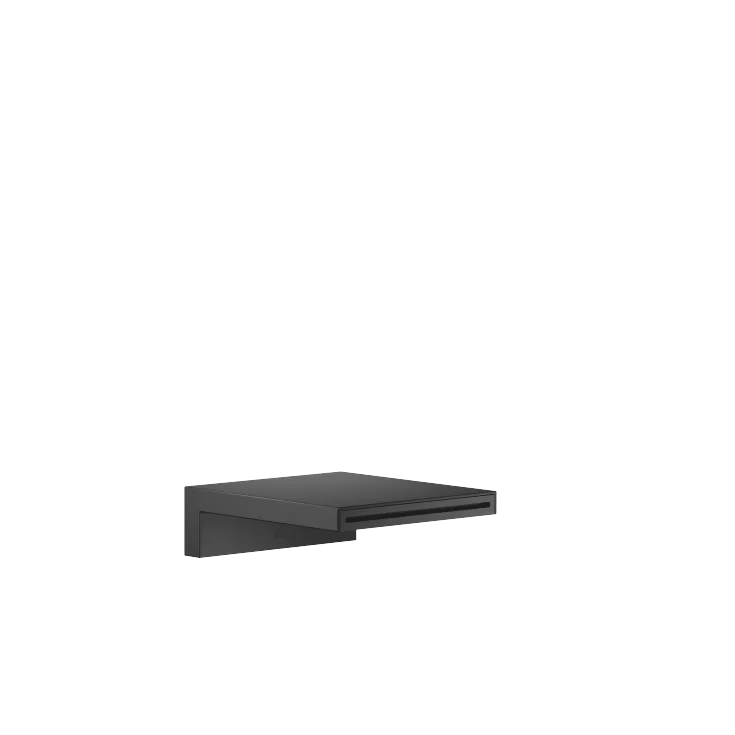 Bath cascade spout for wall mounting - Matte Black - 13 430 740-33