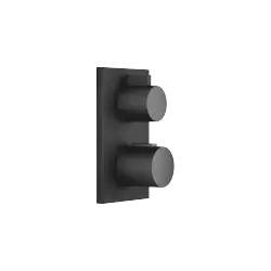 Concealed thermostat with three function volume control - Matte Black - 36 427 670-33