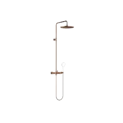 TARA Showerpipe with shower mixer without hand shower 300 mm - Brushed Bronze (PVD) - 26 623 892-42 0050