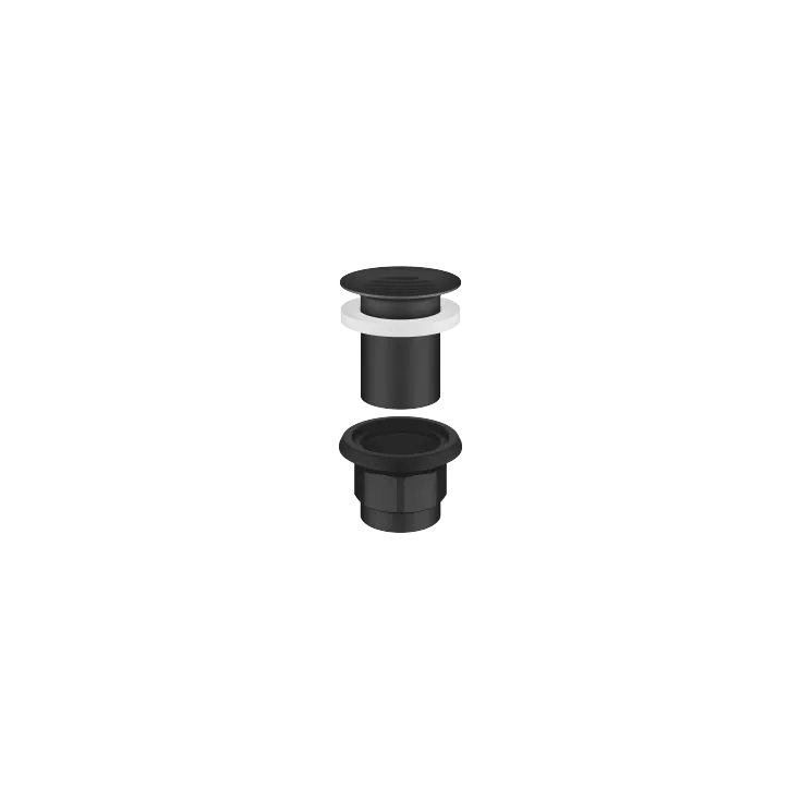 Válvula con filtro 1 1/4" para lavabo 1 1/4" - Negro mate - 10 110 970-33