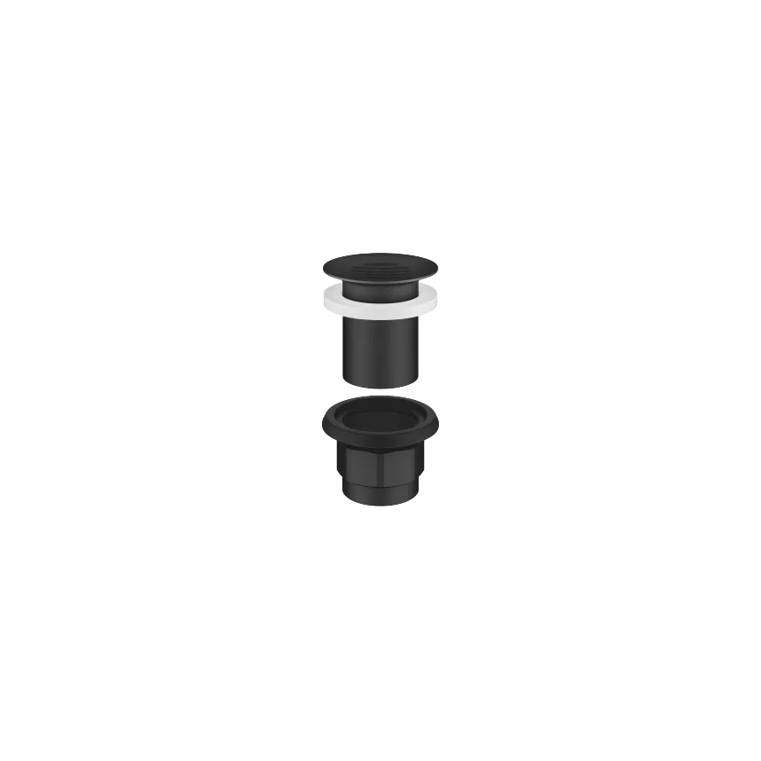 Válvula con filtro 1 1/4" para lavabo 1 1/4" - Negro mate - 10 110 970-33