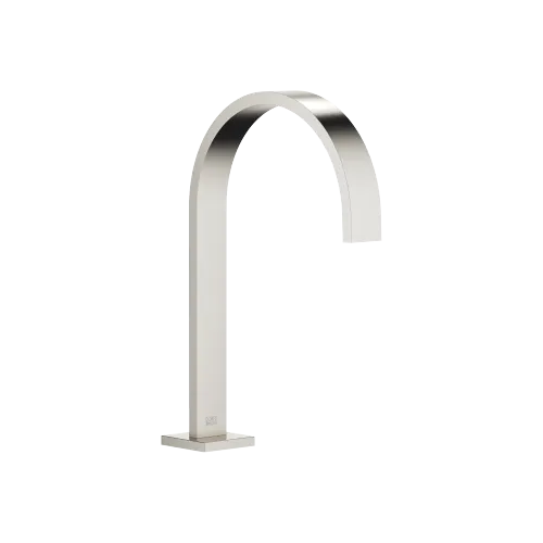 MEM Deck-mounted basin spout without pop-up waste - Brushed Platinum - 13 716 782-06