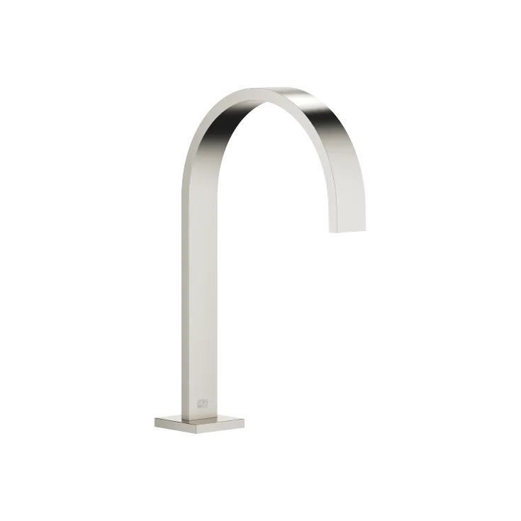 MEM Deck-mounted basin spout without pop-up waste - Brushed Platinum - 13 716 782-06