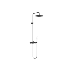 TARA Exposed Shower Set with shower mixer without hand shower 11-3/4" - Matte Black - 26 623 892-33 0010