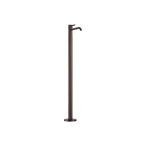 META Single-lever basin mixer with stand pipe without pop-up waste - Brushed Dark Bronze (PVD) - 22 584 660-43