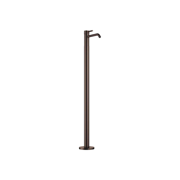 META Single-lever basin mixer with stand pipe without pop-up waste - Brushed Dark Bronze (PVD) - 22 584 660-43