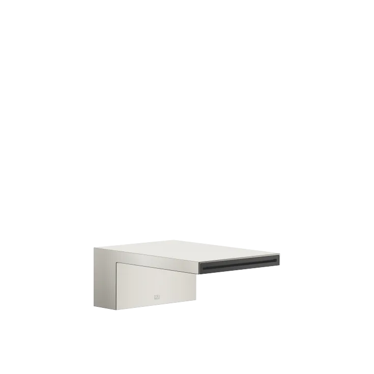 MEM Cascade tub spout without diverter for deck-mounted installation - Brushed Platinum - 13 630 740-06