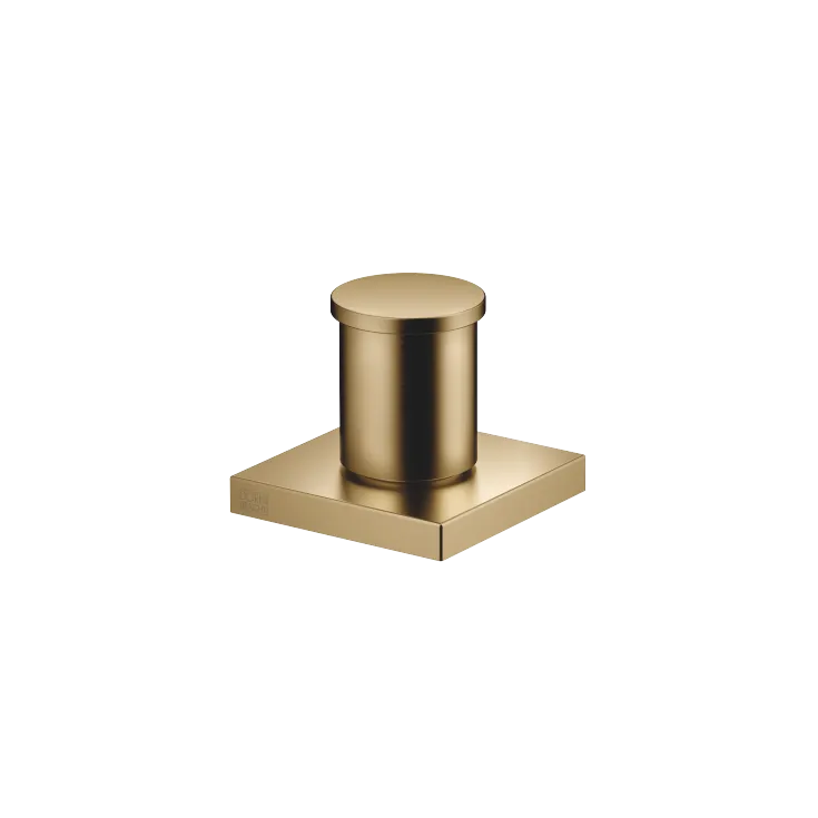 Deviatore a due vie per montaggio bordo vasca - Dark Brass spazzolato - 29 140 670-39