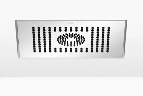 Rainshower for recessed ceiling installation 300 x 240 mm - Brushed Light Gold (PVD) - 28 043 980-27 0050