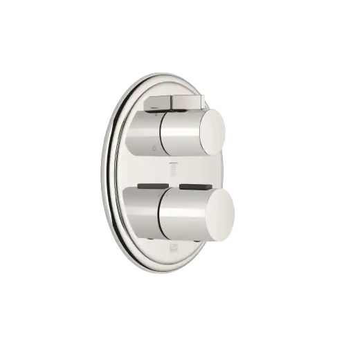 MADISON Concealed thermostat with three function volume control - Platinum - 36 427 977-08