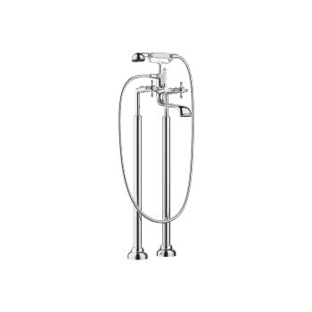 MADISON Two-hole bath mixer for free-standing assembly with hand shower set - Chrome - 25 943 360-00