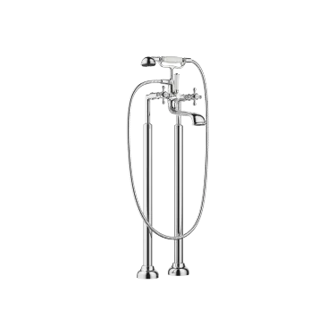 MADISON Two-hole tub mixer for freestanding installation with hand shower set - Chrome - 25 943 360-00