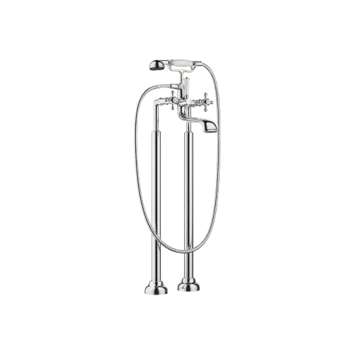 MADISON Two-hole bath mixer for free-standing assembly with hand shower set - Chrome - 25 943 360-00