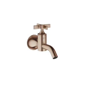 VAIA Wall-mounted valve cold water without pop-up waste - Brushed Bronze - 30 010 809-42 0010