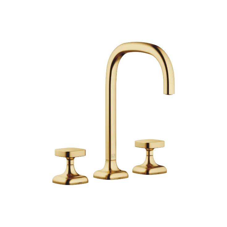 COYA Three-hole basin mixer - Brushed Durabrass (23kt Gold) - 20 713 404-28