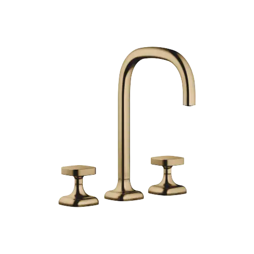COYA Three-hole basin mixer - Brushed Dark Brass (PVD) - 20 713 404-39