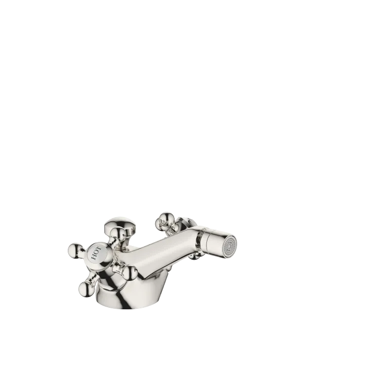 MADISON Single-hole bidet mixer with pop-up waste - Platinum - 24 510 360-08