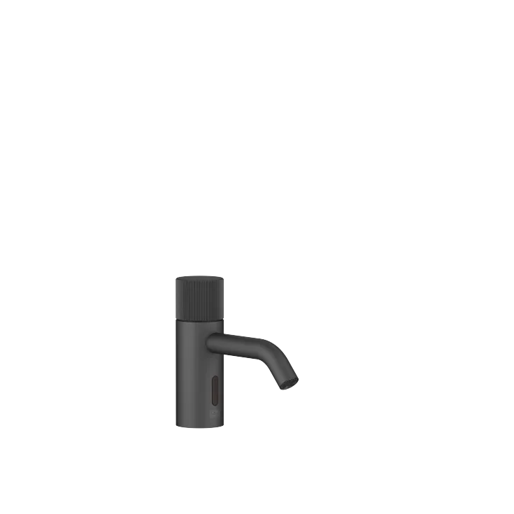 META Washstand fitting with electronic opening and closing function without pop-up waste - Matte Black - 44 511 660-33