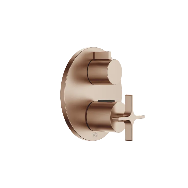 VAIA Concealed thermostat with one function volume control - Brushed Bronze - 36 425 809-42