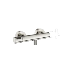 Shower thermostat for wall installation - Platinum - 34 445 979-08 0070