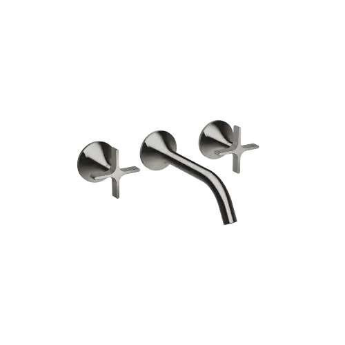 VAIA Robinetterie murale pour lavabo sans garniture d’écoulement - Dark Chrome - 36 712 809-19
