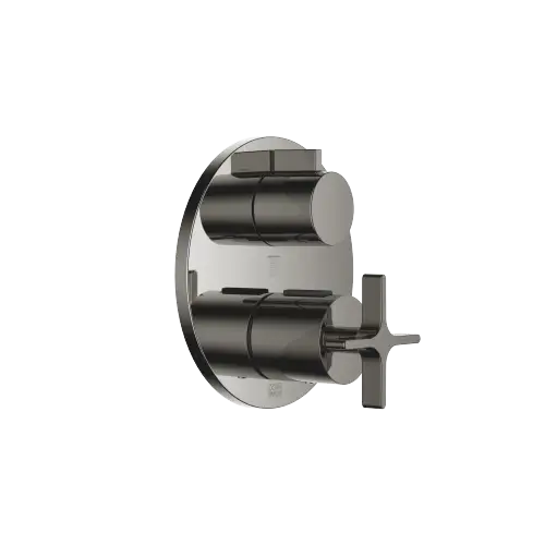 VAIA Concealed thermostat with three function volume control - Dark Chrome - 36 427 809-19