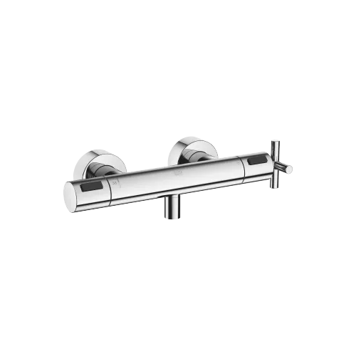 TARA Shower thermostat for wall mounting - Chrome - Set containing 2 articles