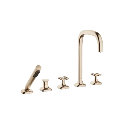Five hole tub set for deck-mounted tub installation with diverter - 27 522 424-46