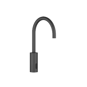 Rubinetterie lavabo con funzione di apertura e chiusura elettronica senza piletta - Nero opaco - 44 521 660-33