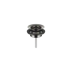 Bonde à grille pour lavabo , 1 1/4" 1 1/4" - Dark Chrome - 10 100 970-19