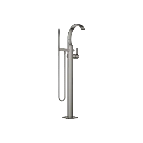 CYO Monomando de bañera en columna para montaje exento con juego de ducha de mano - Dark Chrome - 25 863 811-19