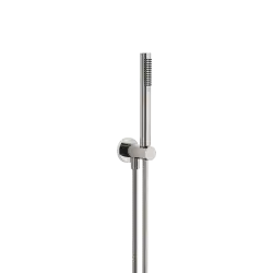 Hand shower set with integrated shower holder - Platinum - 27 812 660-08