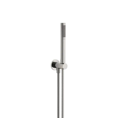 Hand shower set with integrated shower holder - Platinum - 27 812 660-08