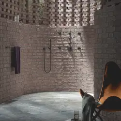 Premium design rain shower transitional
