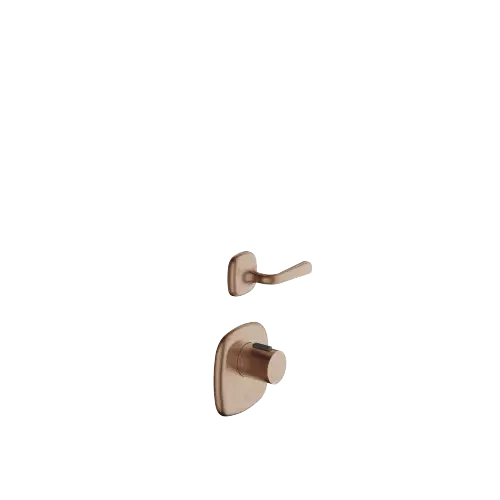 COYA xTOOL Thermostatmodul mit 1 Ventil - Bronze gebürstet (PVD) - Set aus 2 Artikeln