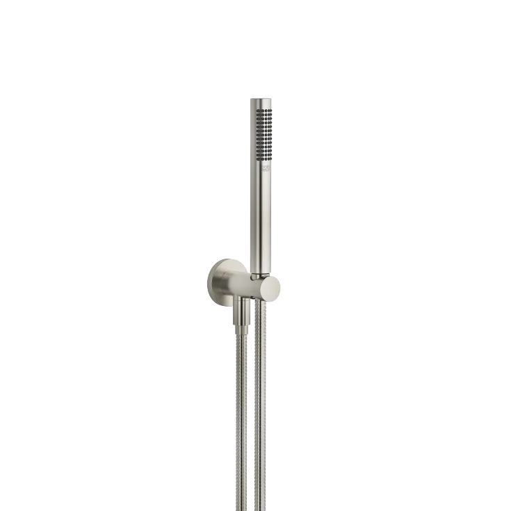 Hand shower set with integrated shower holder - Brushed Platinum - 27 802 660-06 0050