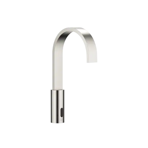 MEM Touchfree Robinetterie de lavabo avec fonction d’ouverture et de fermeture électronique sans garniture d’écoulement - Platine brossé - 44 521 782-06