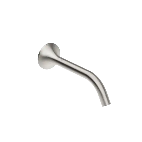 VAIA Wall-mounted basin spout without pop-up waste - Brushed Platinum - 13 800 809-06
