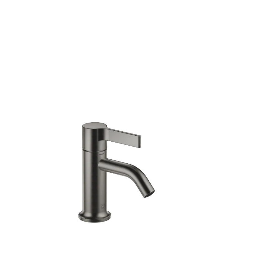 Vaia Brushed Dark Platinum Washbasin Faucets Single Lever Lavatory Mixer Without Drain