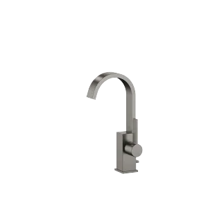 MEM Single-lever basin mixer with pop-up waste - Brushed Dark Platinum - 33 502 782-99