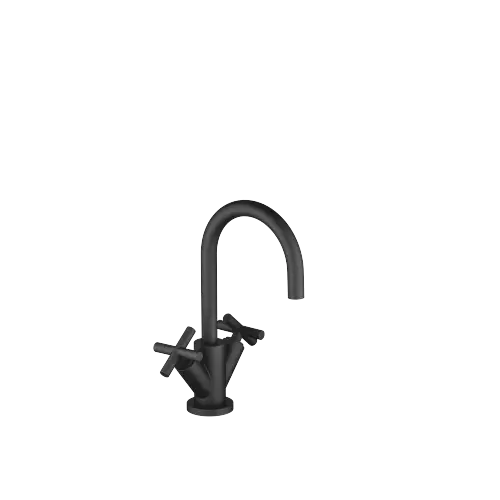 TARA Single-hole basin mixer with pop-up waste - Matte Black - 22 512 892-33